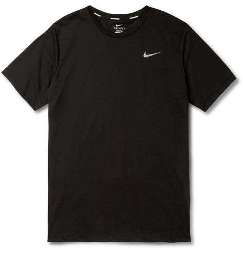 nike sport shirt zwart|Black Tops & T.